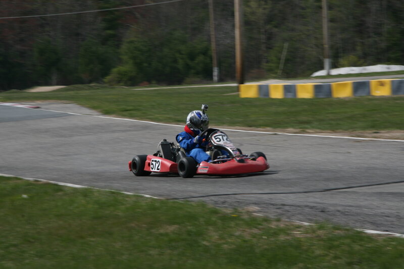 Racing Driver in Go-kart