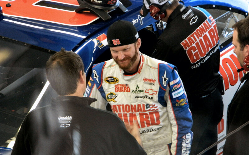 Racing Driver in Uniform — Blue