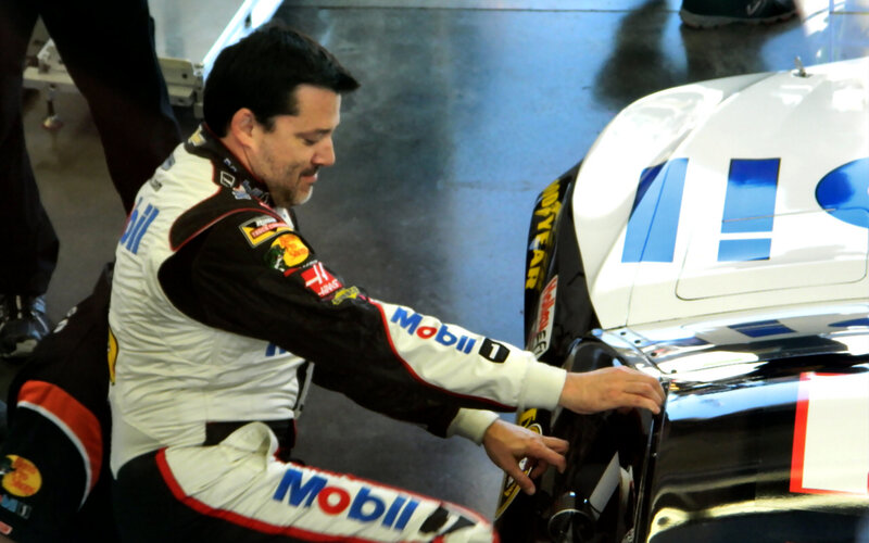 Racing Driver in Uniform — White, Focused