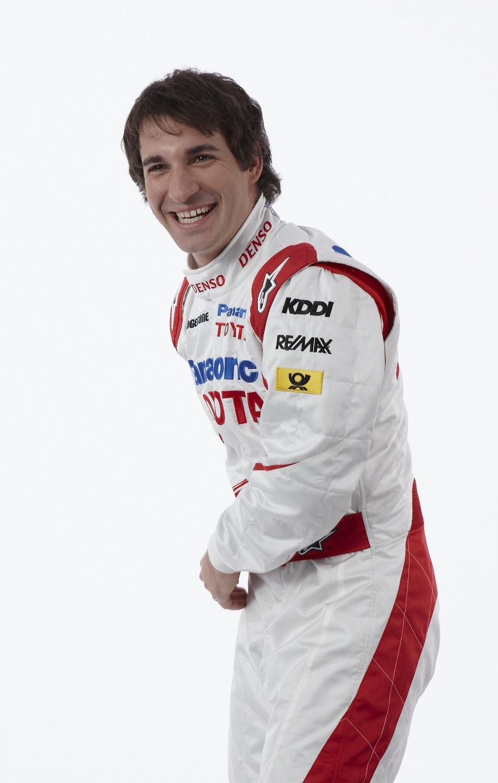 racing driver in uniform