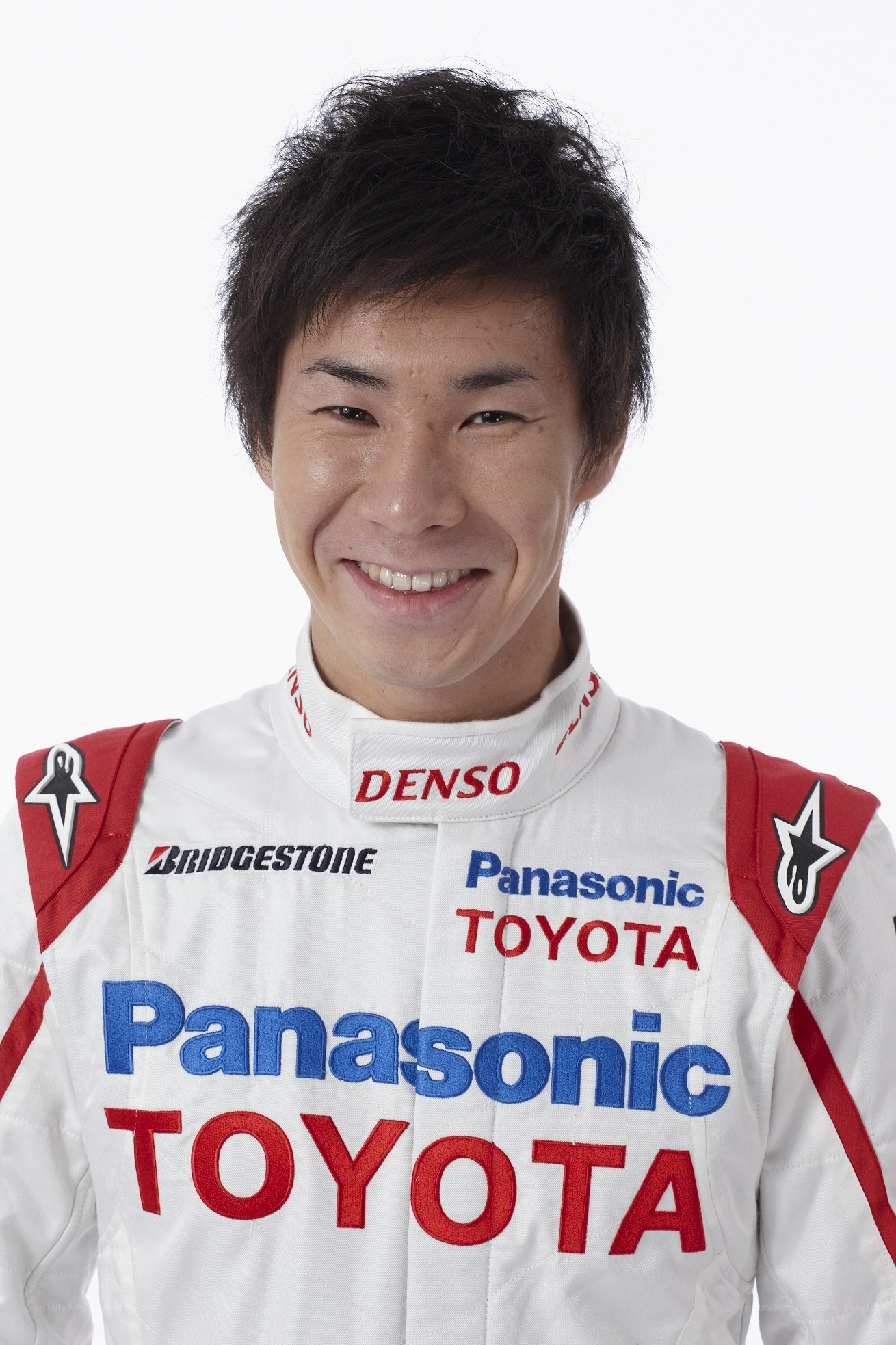 racing driver portrait