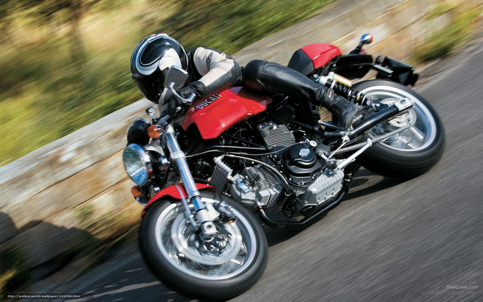 Racing Ducati motorcycle