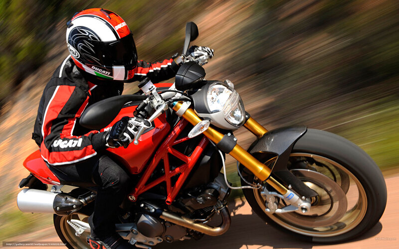 Racing Ducati motorcycle