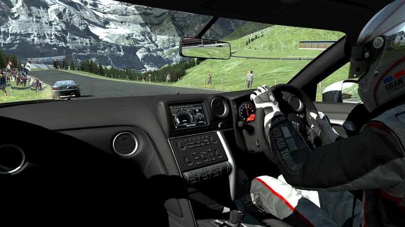 racing game cockpit view