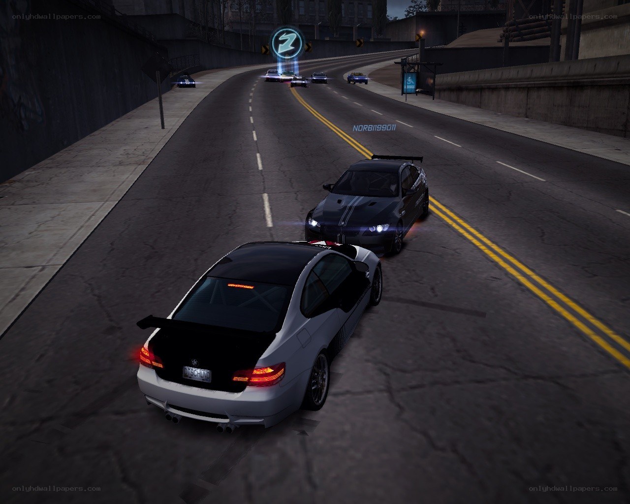 racing game screenshot
