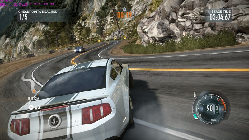 racing game screenshot