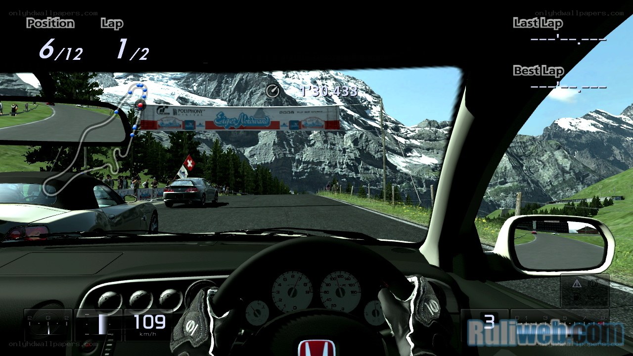 racing game screenshot
