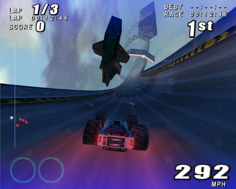 racing game screenshot