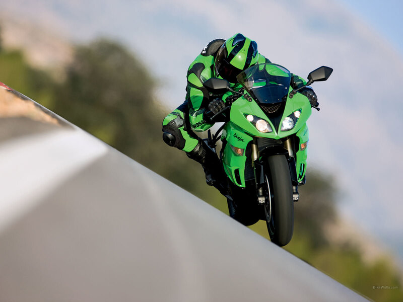 racing green motorcycle