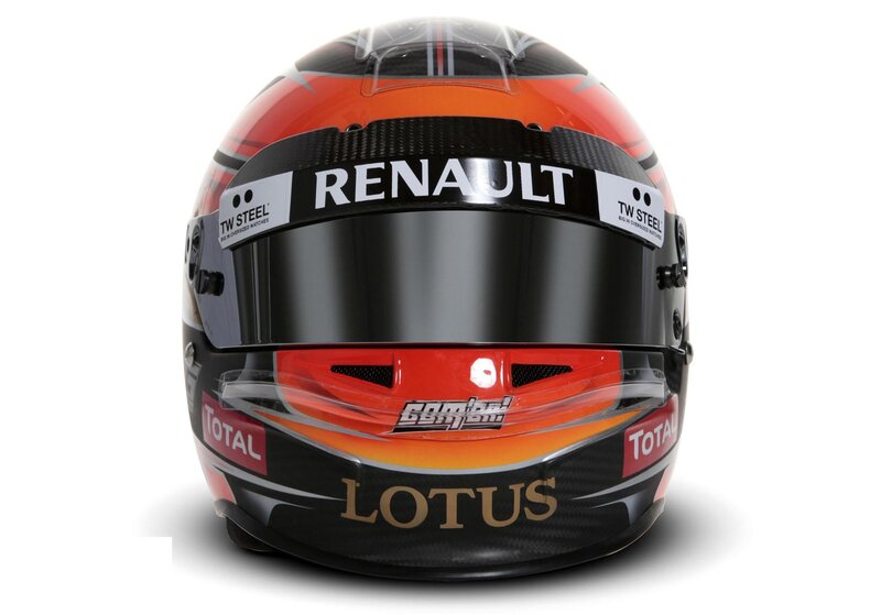 Racing Helmet — Black, Neutral, Photograph, Renault
