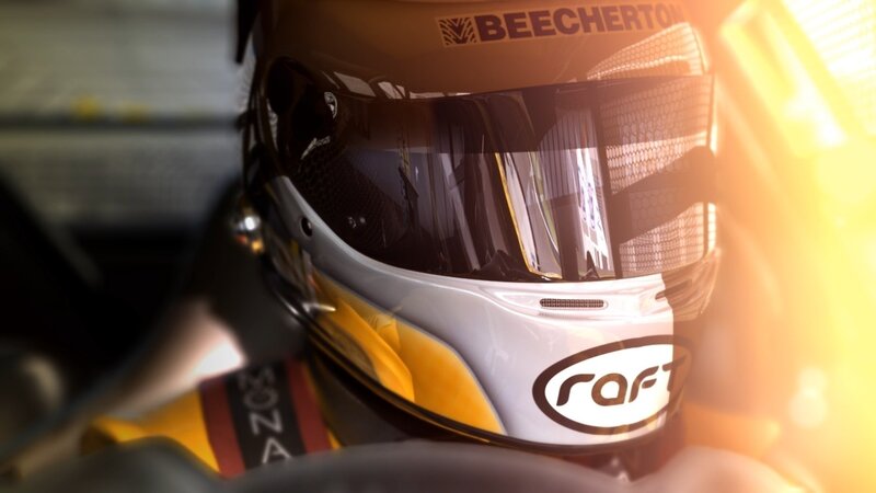 racing helmet close-up
