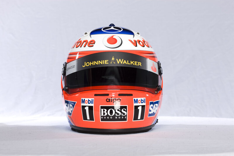 Racing Helmet — Orange