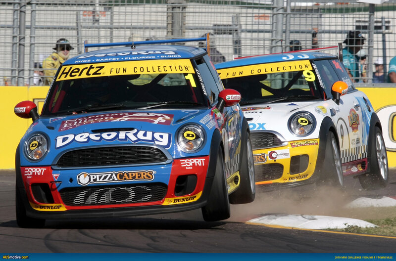 Racing Minis on Track