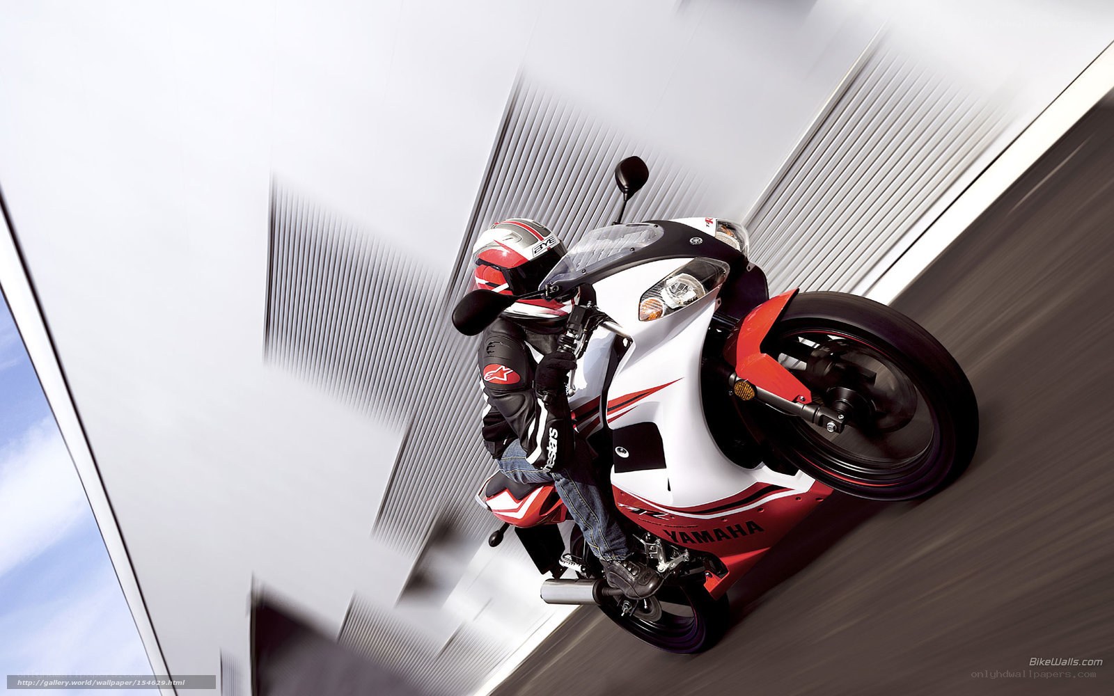 racing motorcycle in motion