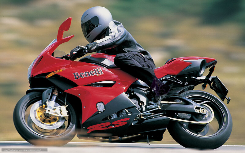 Racing motorcycle in motion