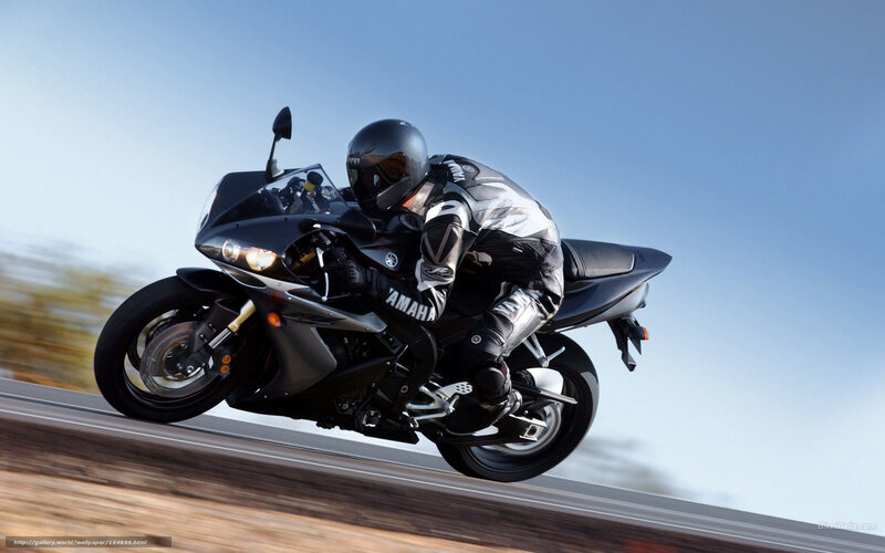 racing motorcycle on road