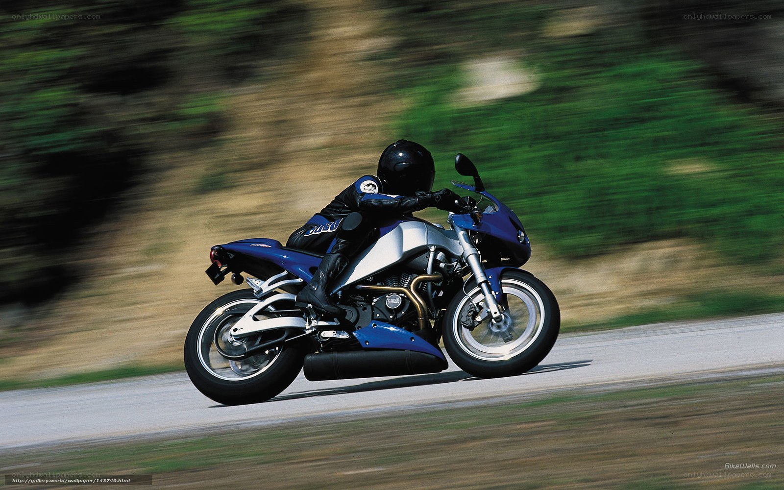 racing motorcycle on road