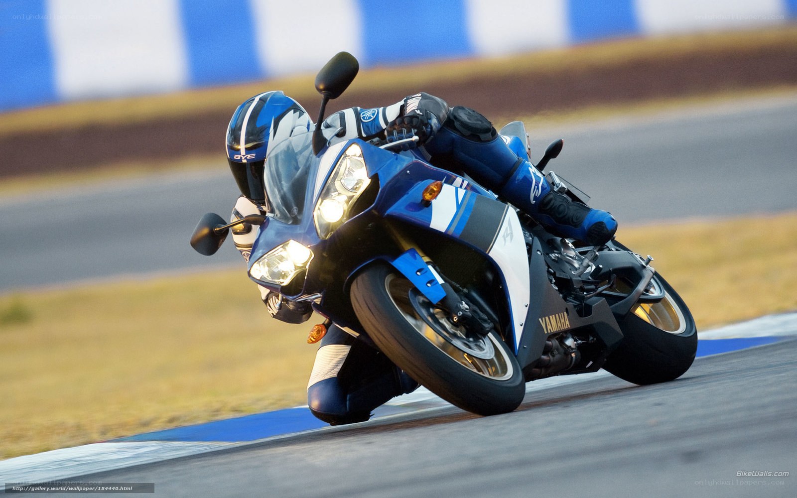 racing motorcycle on track