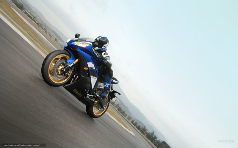 racing motorcycle on track