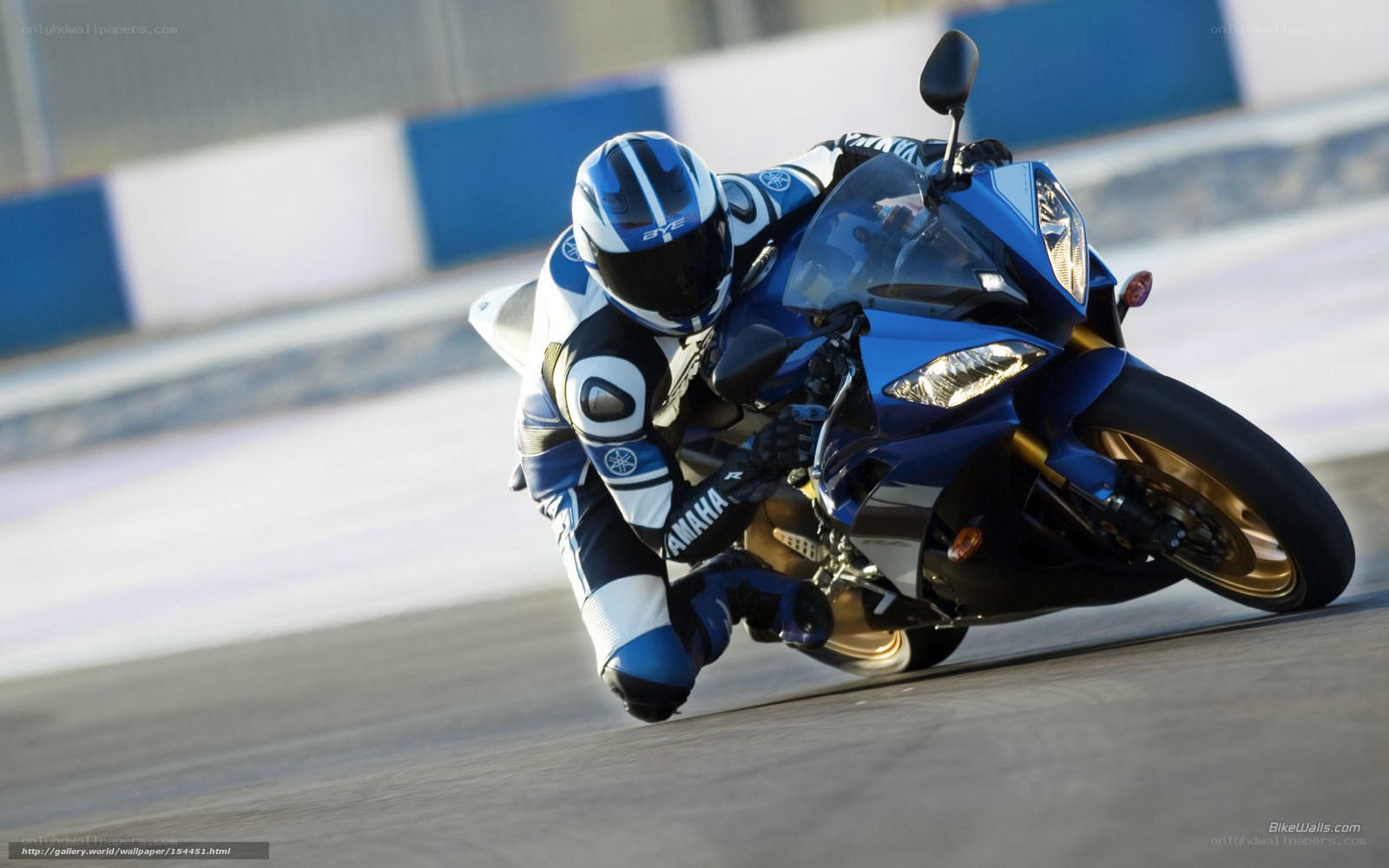 racing motorcycle on track