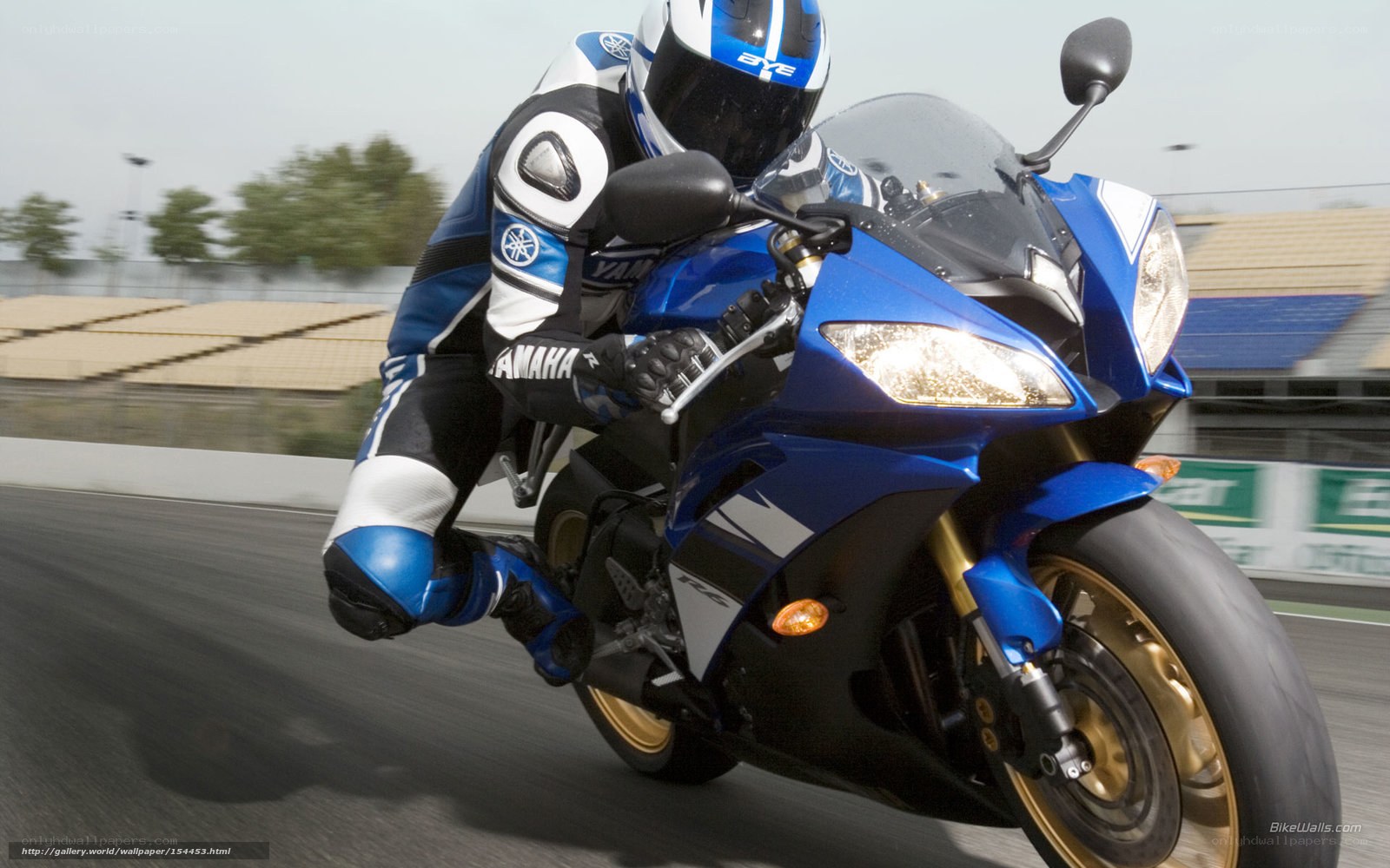 racing motorcycle on track