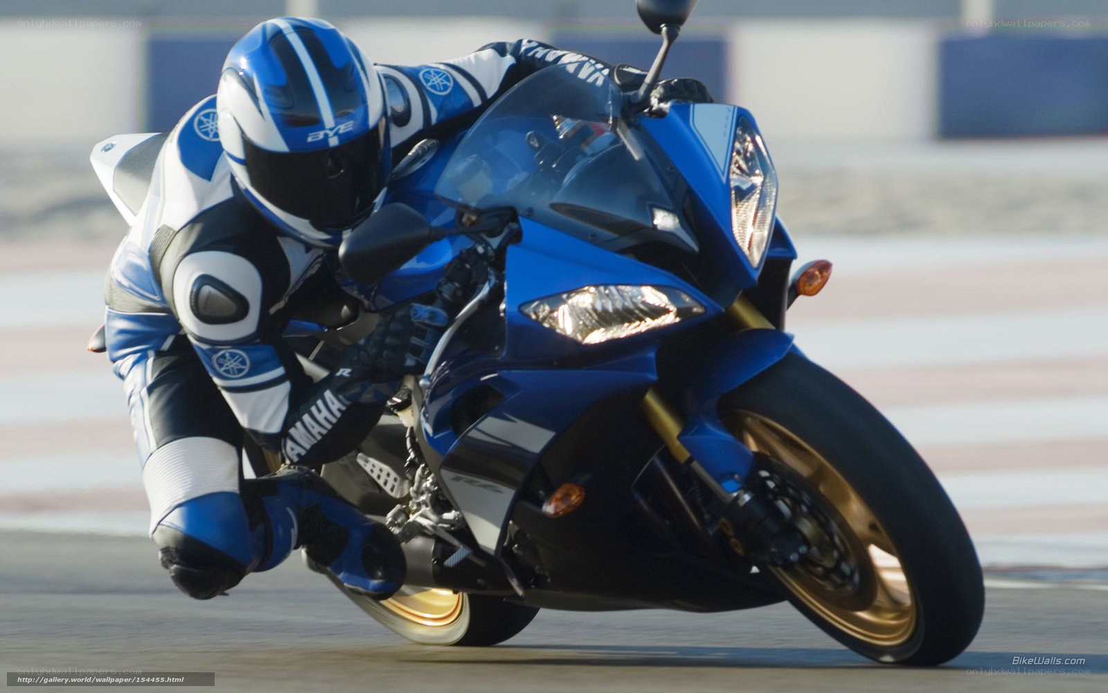 racing motorcycle on track