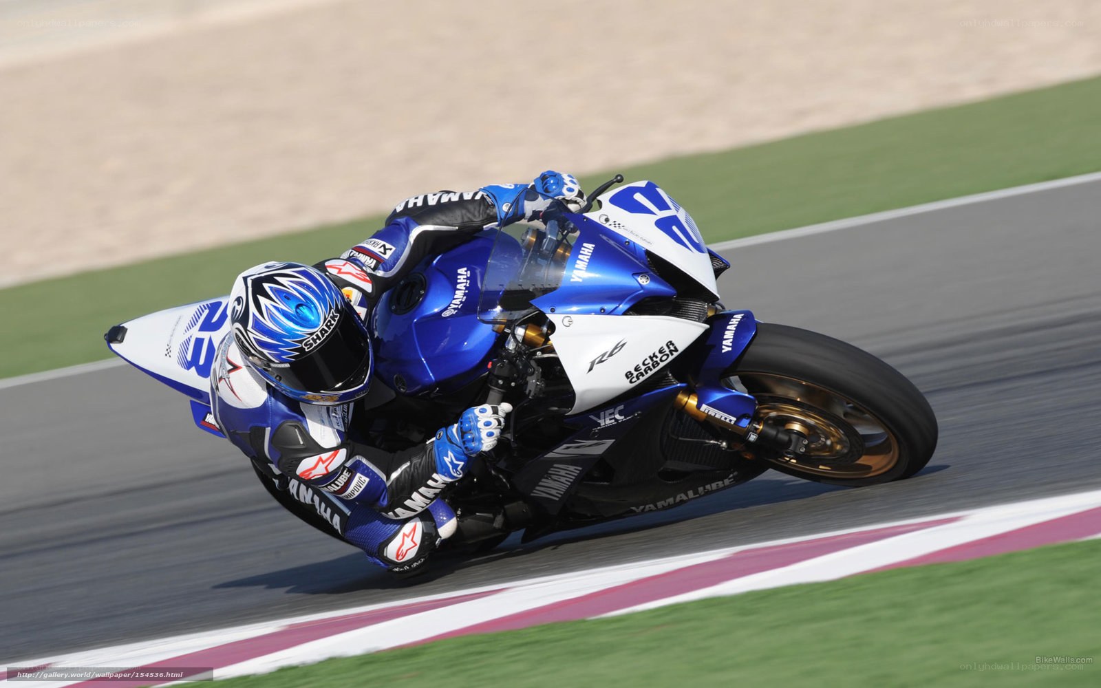 racing motorcycle on track