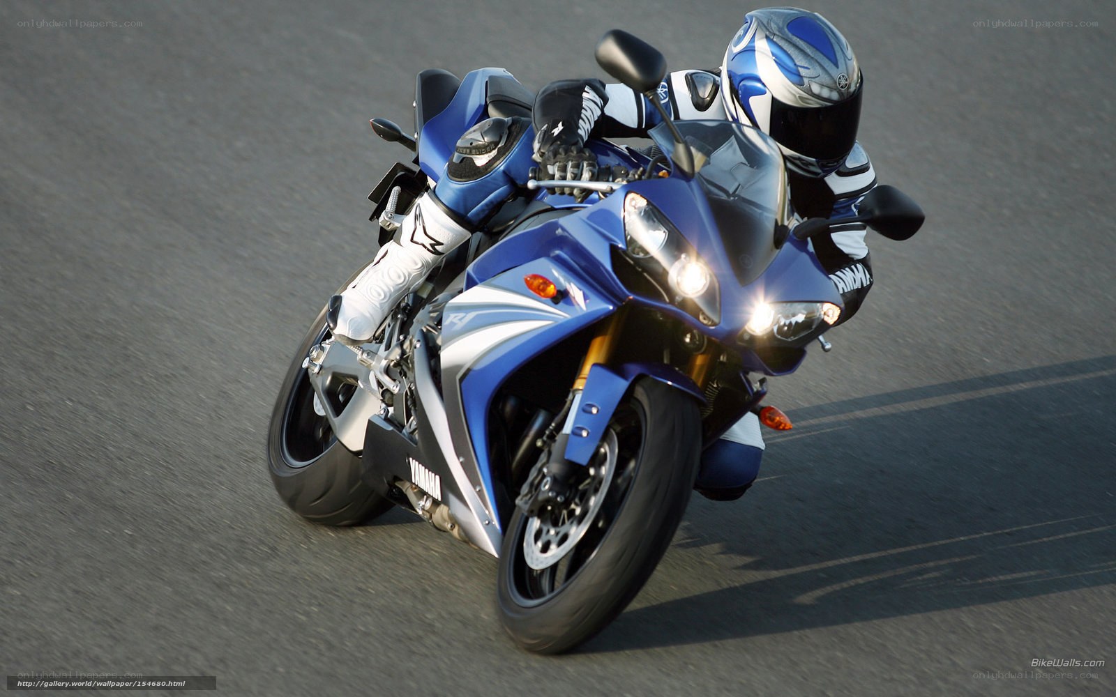 racing motorcycle on track
