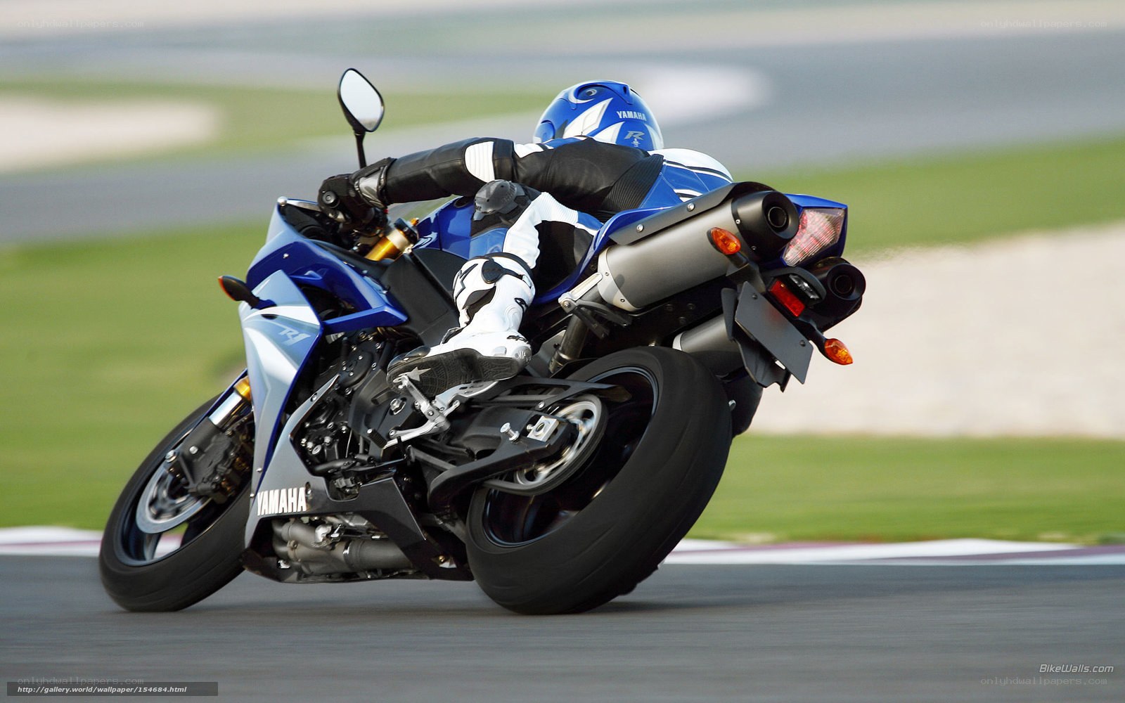 racing motorcycle on track
