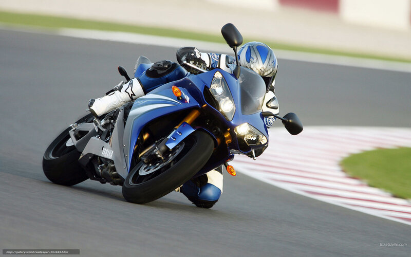 racing motorcycle on track
