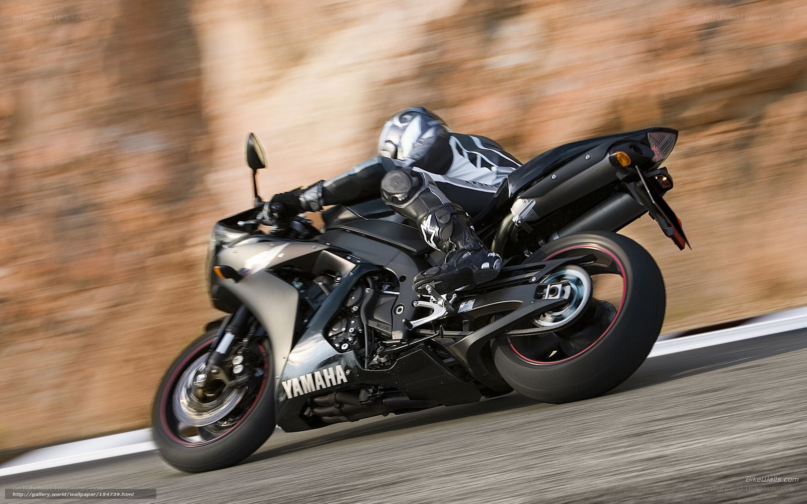racing motorcycle on track
