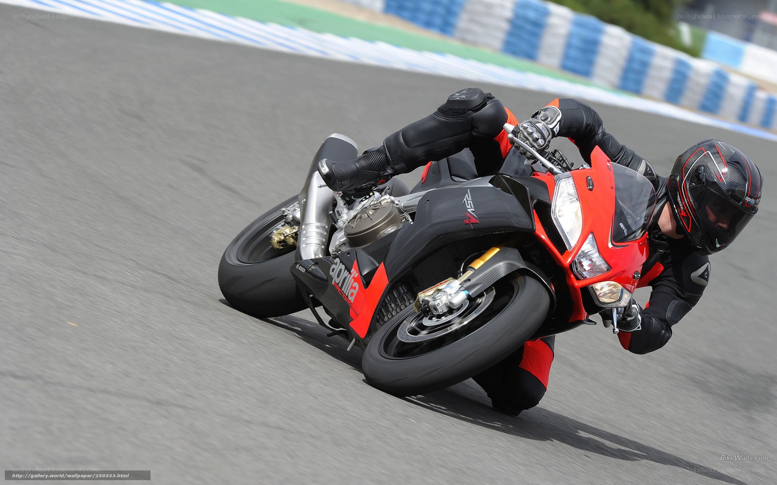racing motorcycle on track
