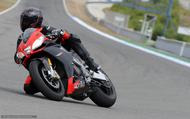 racing motorcycle on track