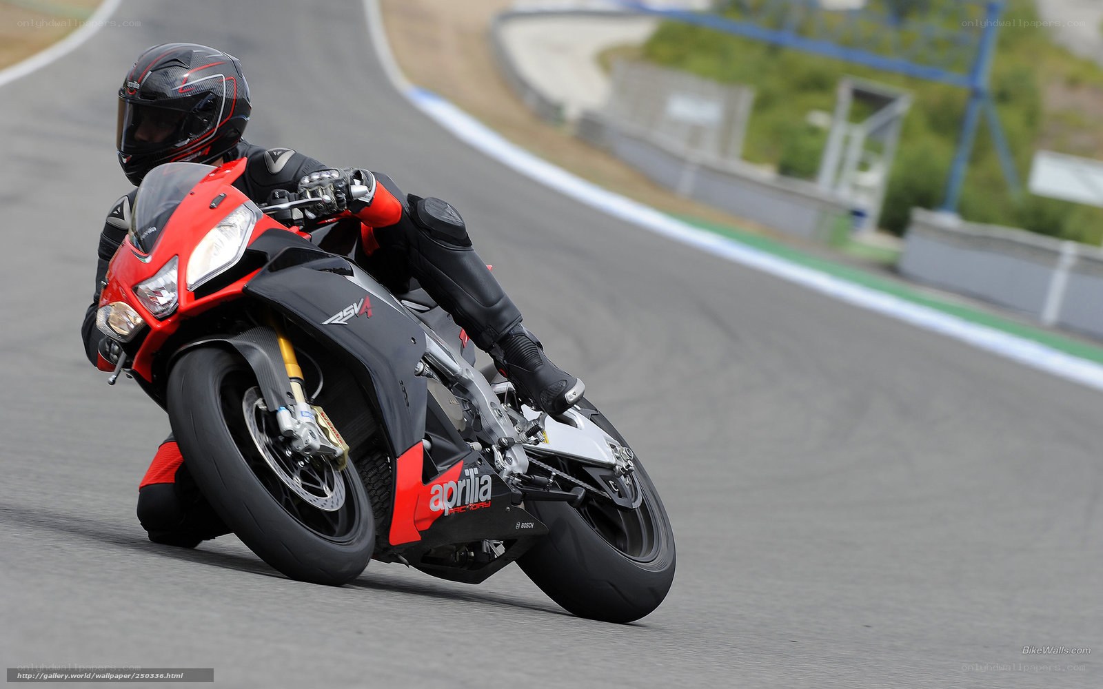 racing motorcycle on track