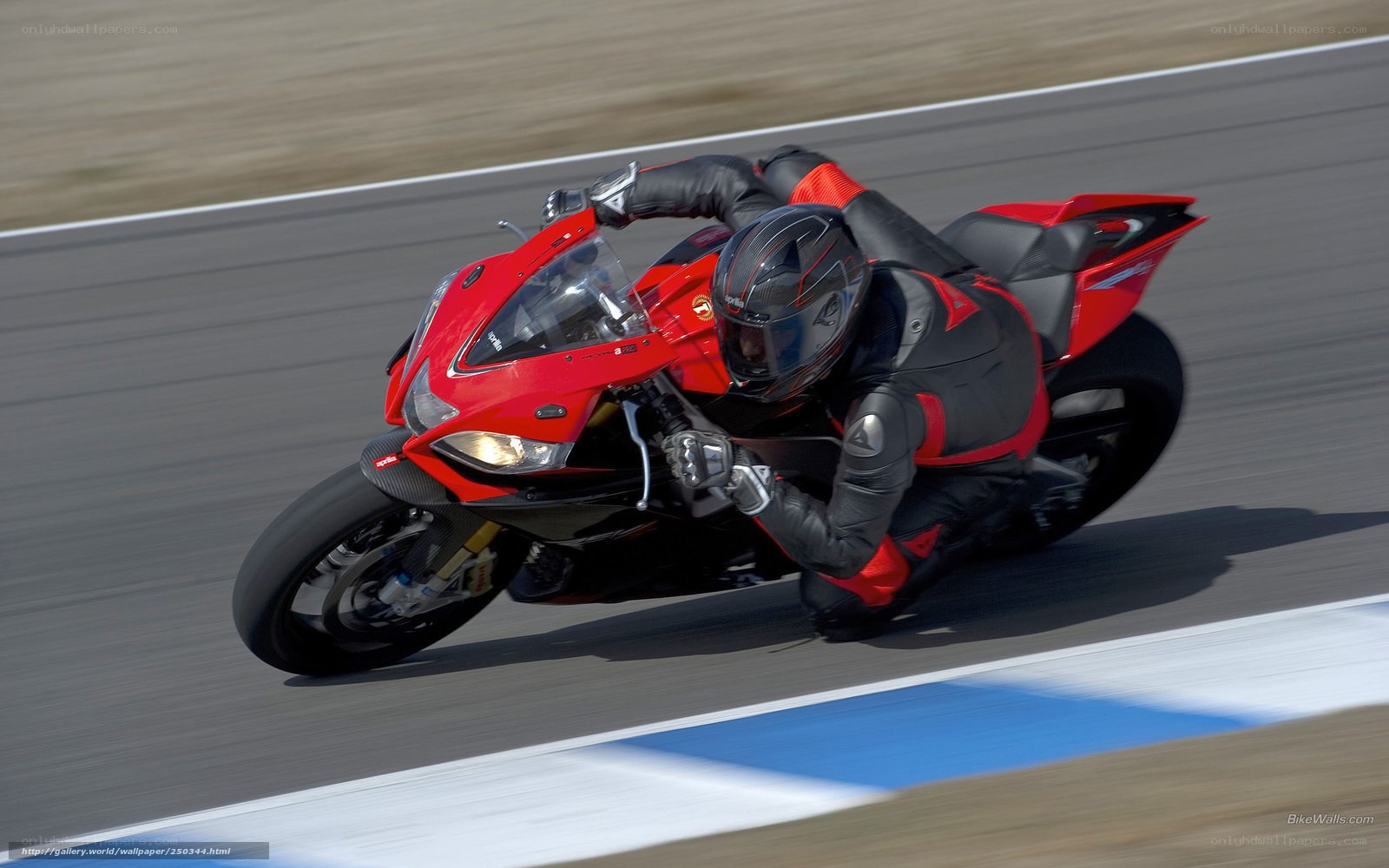 racing motorcycle on track