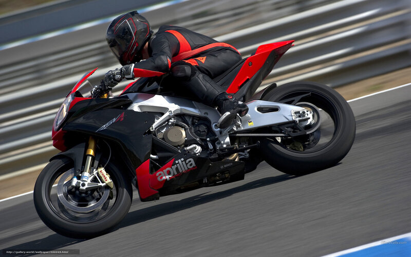 racing motorcycle on track