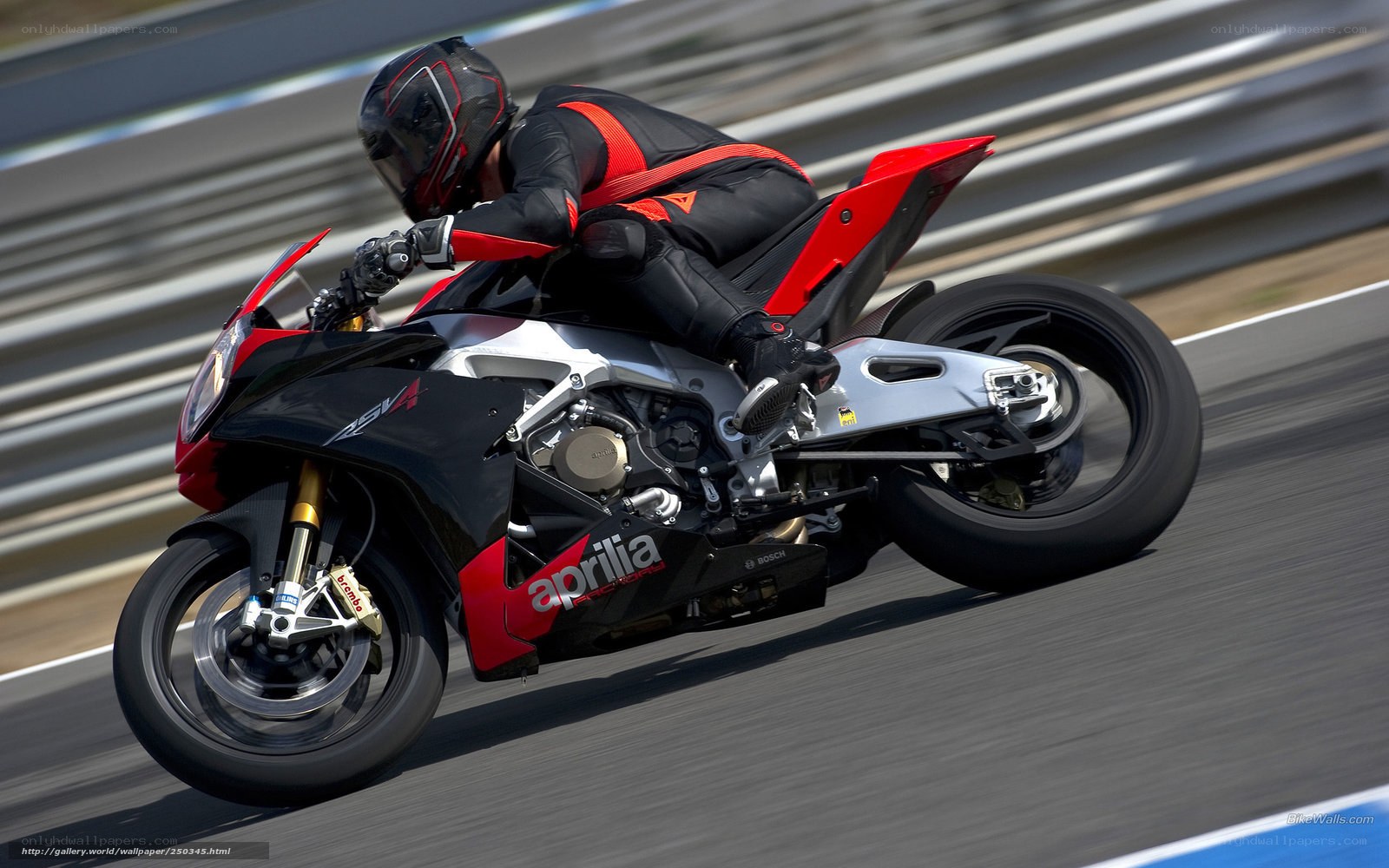racing motorcycle on track