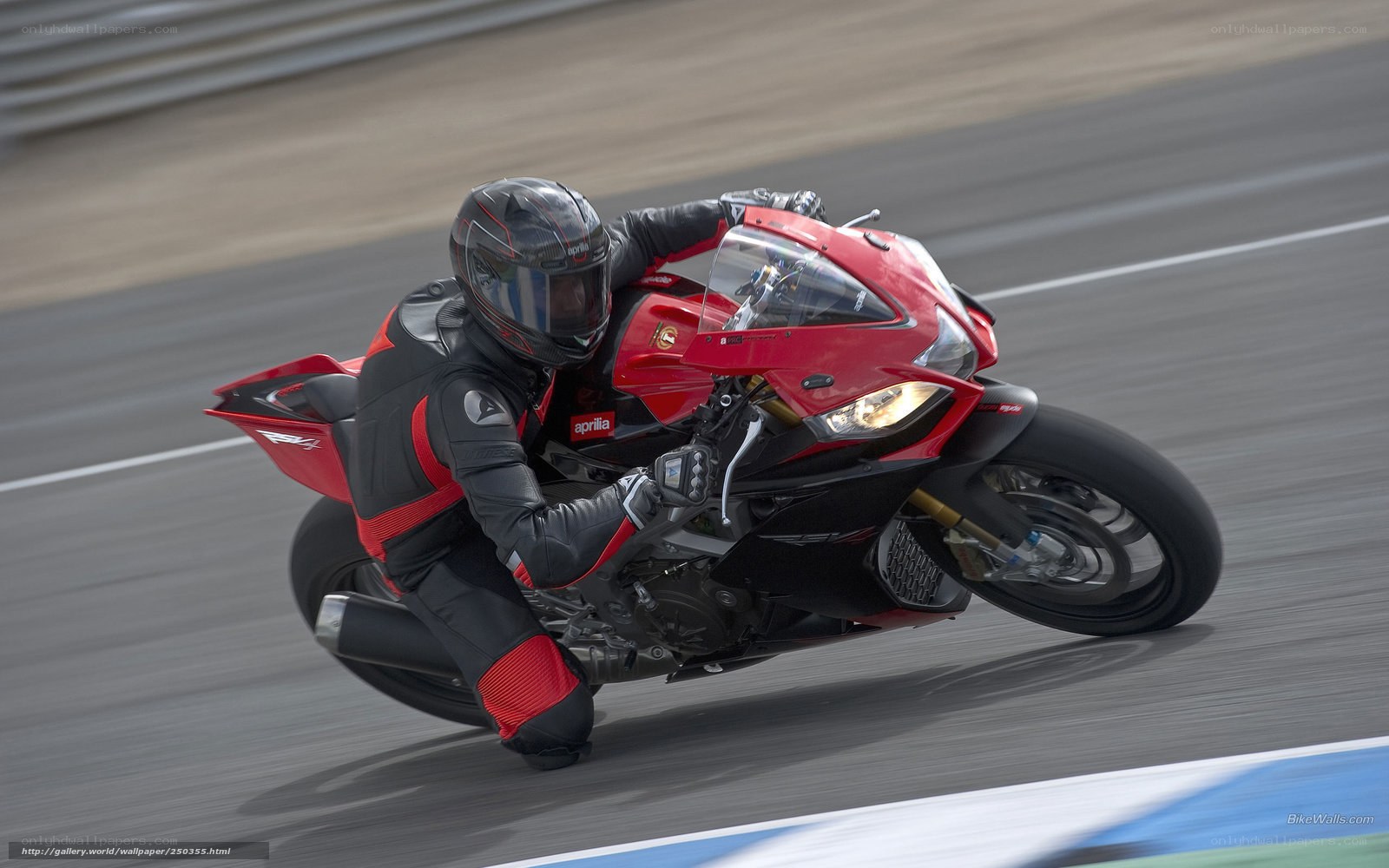 racing motorcycle on track