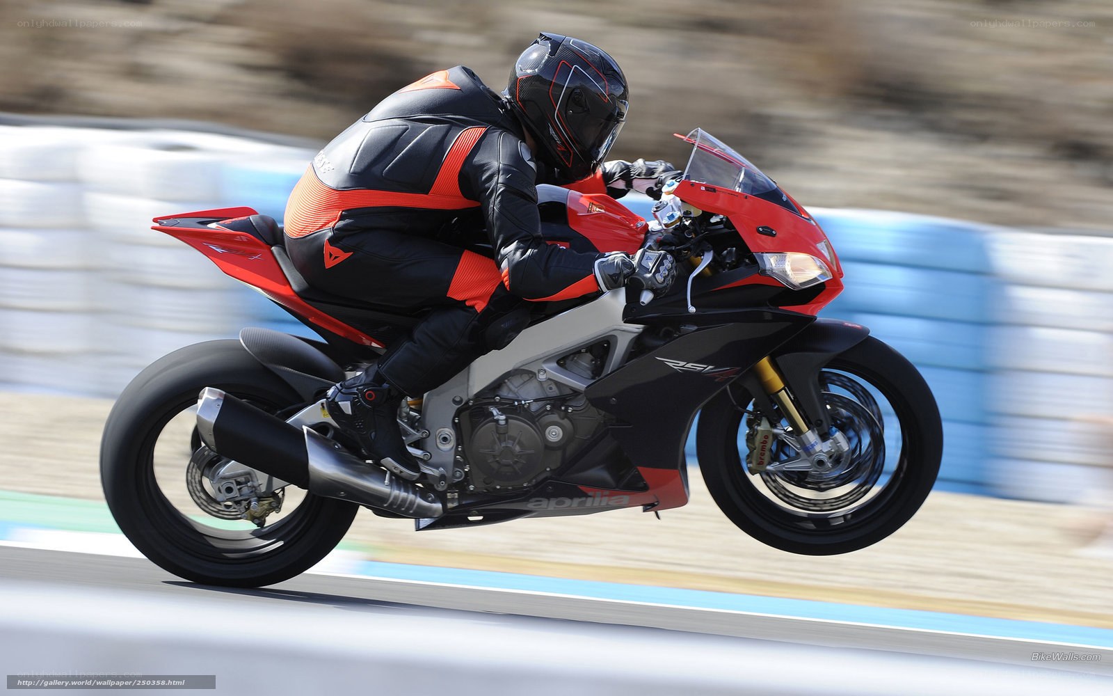 racing motorcycle on track