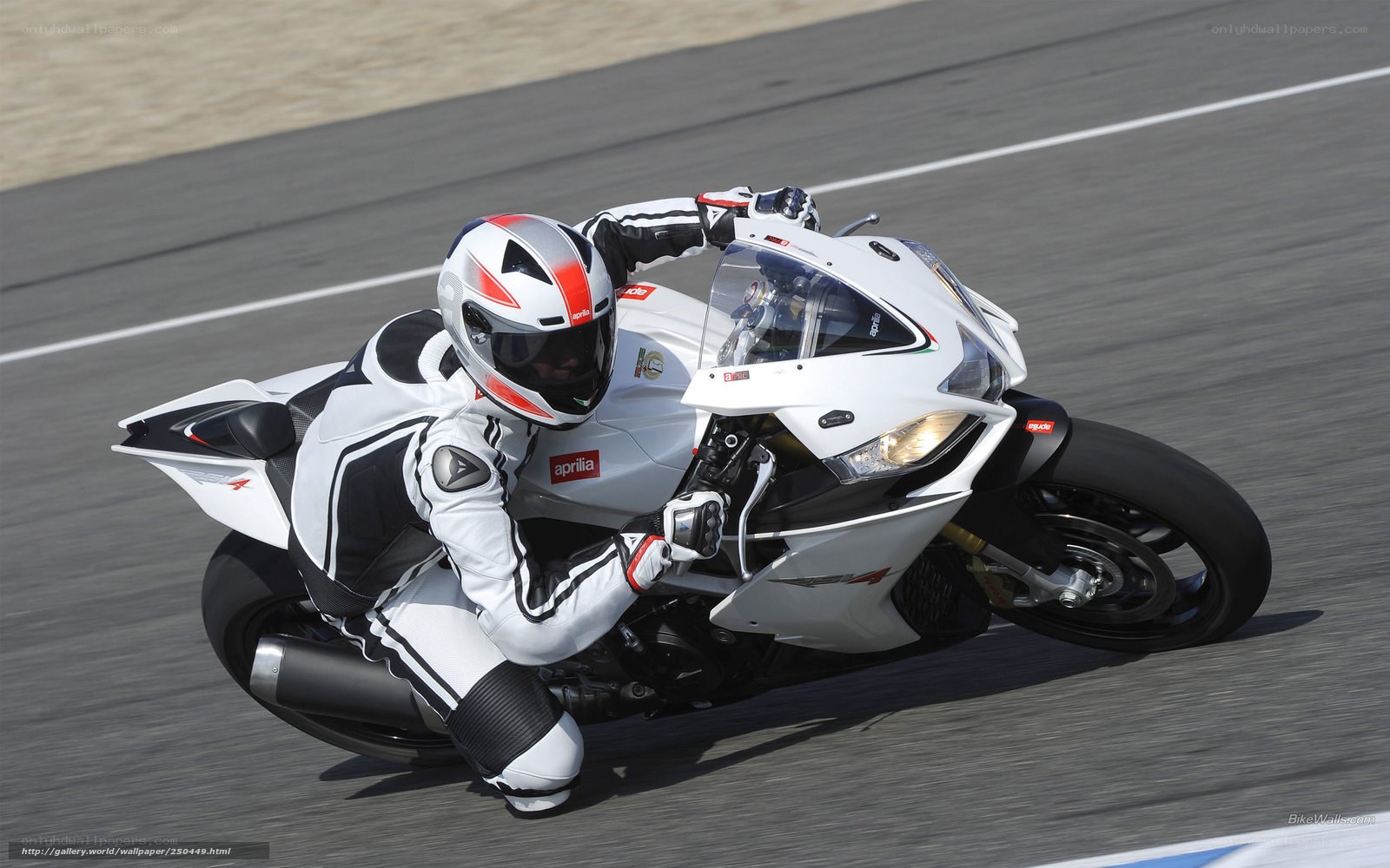 racing motorcycle on track