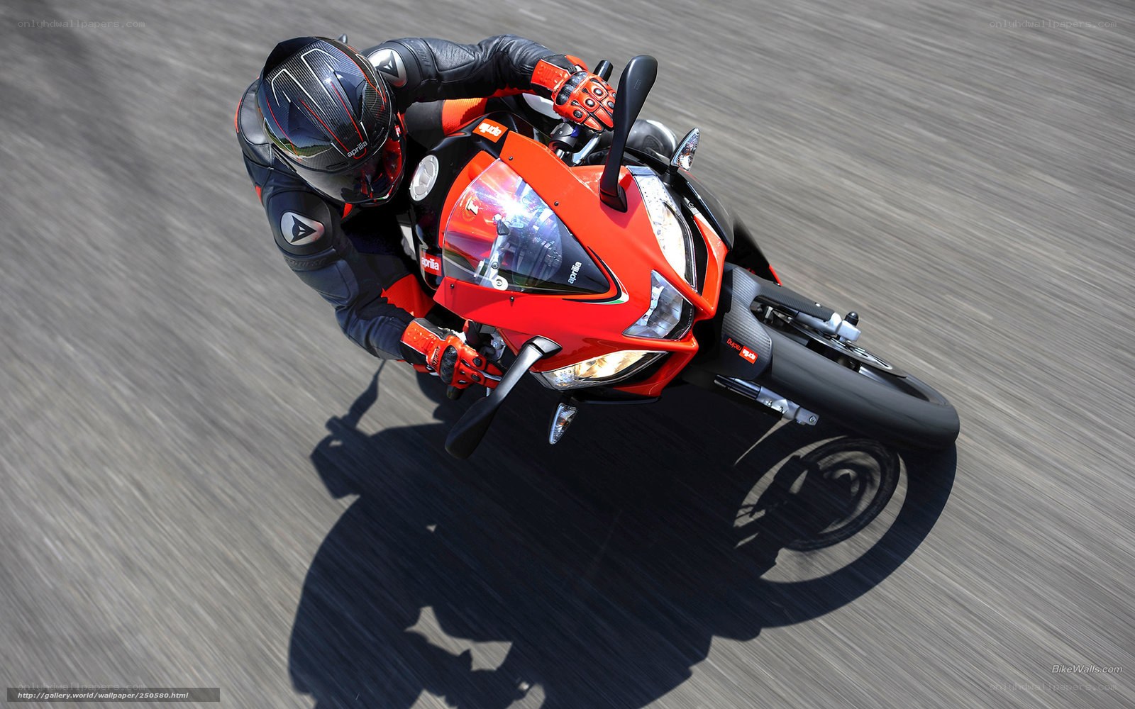 racing motorcycle on track