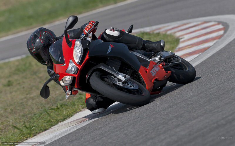 racing motorcycle on track
