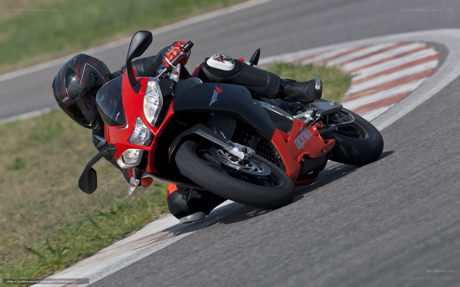 racing motorcycle on track