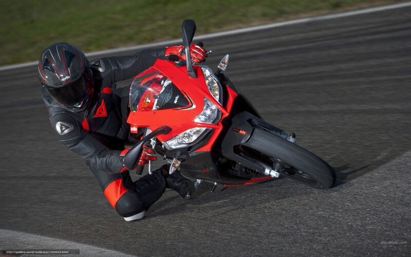 racing motorcycle on track