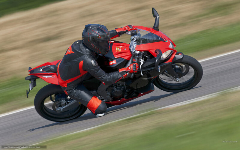 racing motorcycle on track