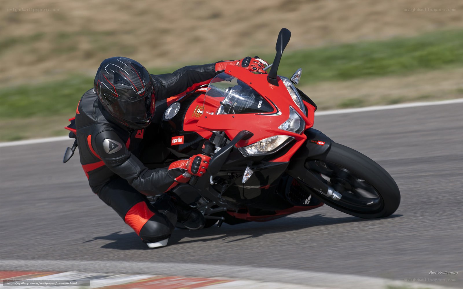 racing motorcycle on track