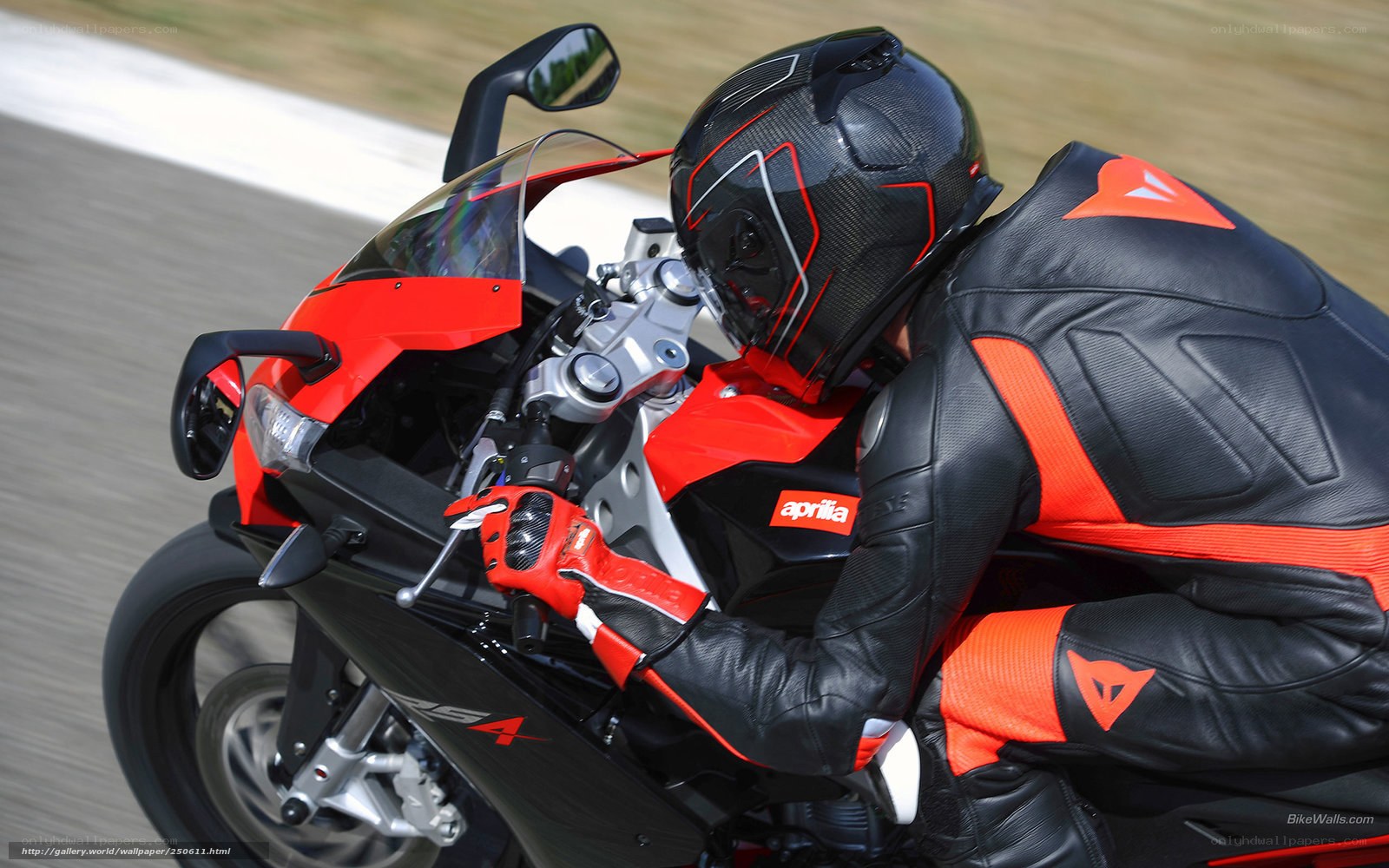 racing motorcycle on track