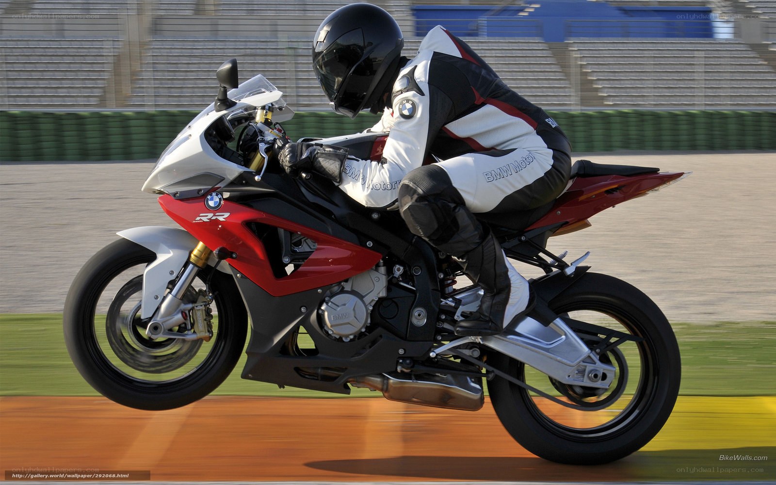 racing motorcycle on track