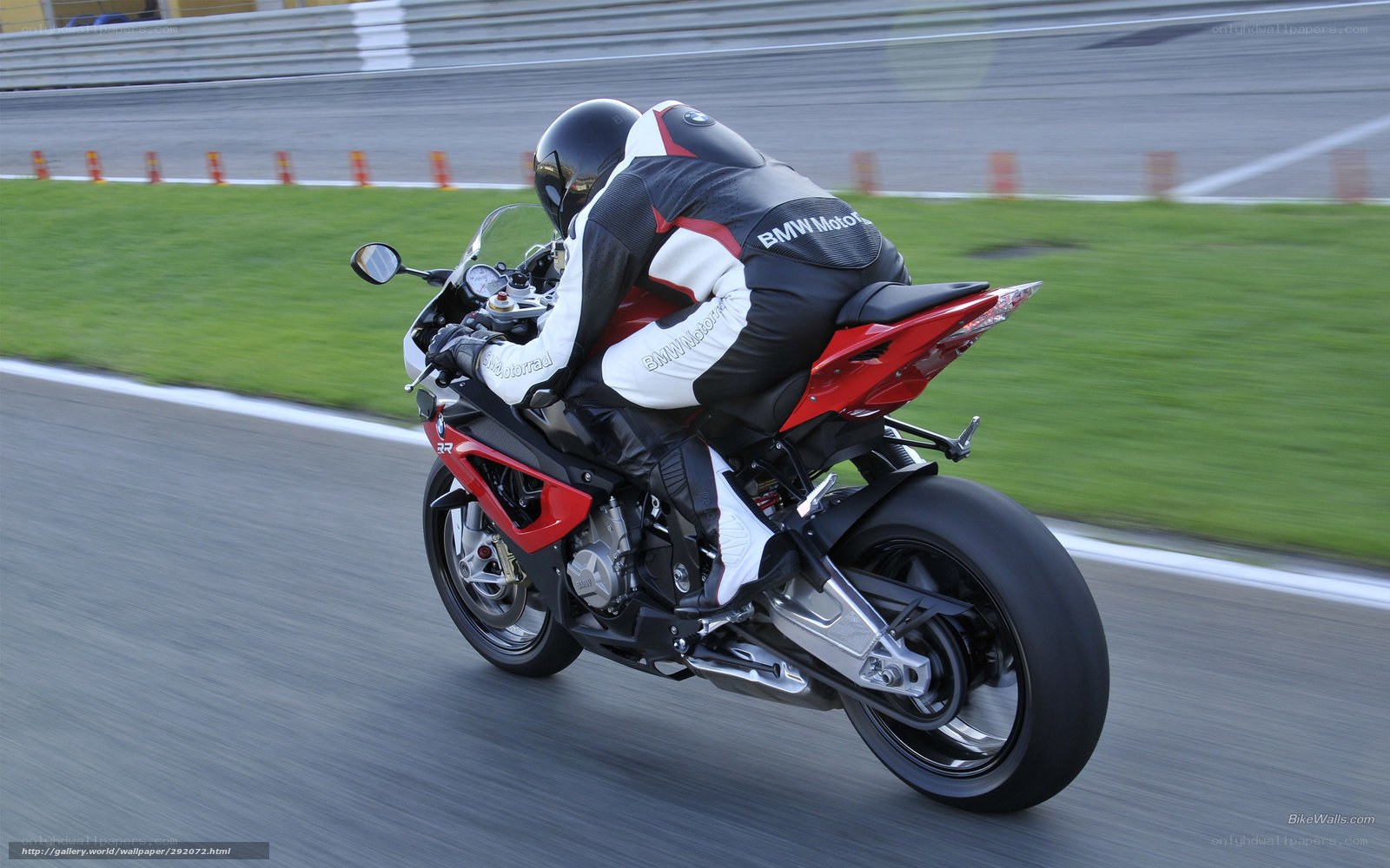 racing motorcycle on track