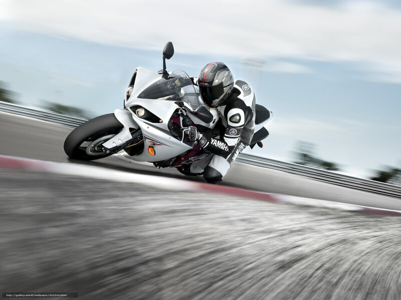 racing motorcycle on track